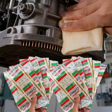 Imagem de Pano de remoção de poeira descartável multiuso antiestático camada única tecido não tecido tinta spray carro pano de poeira, 23 * 30 cm (10 peças)