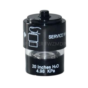 Imagem de Indicador de restrição de filtro de ar calibre IND 6515007 compatível com Bobcat 1213, 1600, 2000, 319, 320, 321, 322, 323, 324, 325, 328, 329, 331, 334, 335, 337, 341, 41 18, 42 5, 428, 430, 435, 453