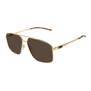 Imagem de GUCCI Óculos de sol masculinos GG1676S, Dourado, 60-14-145