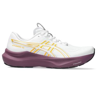 Imagem de ASICS Tênis de corrida feminino GT-2000 14, Branco/Yamabuki, 38
