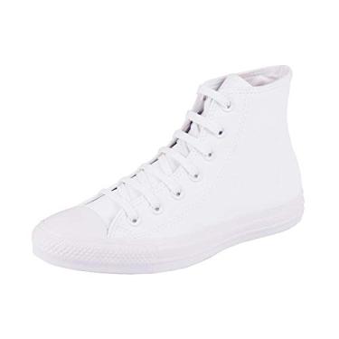 Imagem de Tênis All Star Monochrome Masculino Cano Alto Converse CT0825 Cor:Branco;Tamanho:40