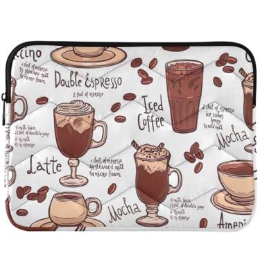 Imagem de Coffee Cups Capa protetora para laptop para MacBook Pro 14 polegadas capa universal 13-14 polegadas acessórios de computador