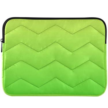 Imagem de Capa para notebook gradiente verde amarelo universal de 13 a 14 polegadas para laptop, capas e capas para Macbook Air 13 polegadas