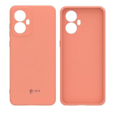 Imagem de Capa Silicone Premium para Motorola Moto G24 – Interior Aveludado, Proteção de Câmera e Toque Macio Antichoque (Coral)