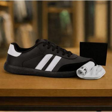 Imagem de Kit Tenis Retro Casual Unissex Urbano Moderno Leve Confortável Meia So