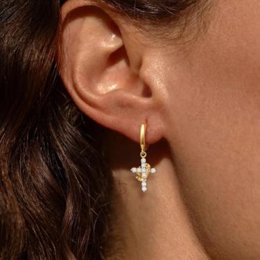 Imagem de Brinco feminino, pulseira de ouro de camada delicada empilhável para mulheres, joias da moda | Presente de festa, banhado a ouro 14K, standard, Latão, Sem pedra preciosa