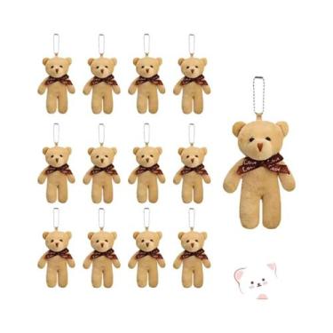Imagem de Chaveiro Mini Urso De Pelúcia Em Lote 12-120PCS Lembrancinha Para Chá 