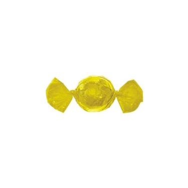 Imagem de Embalagem para trufas e bombons amarelo14,5x15,5cm com 100 unids cromu