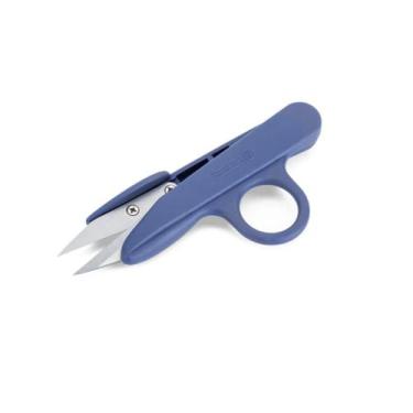 Imagem de Tesoura Tecelão Arremate Azul Corte Facil Mundial 161N-4.1/2