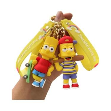 Imagem de Chaveiro De Anime Fofo Dos Simpsons, Chaveiro De Desenho Animado Para 