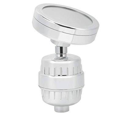 Imagem de O filtro de chuveiro de 15 estágios evita o acúmulo de incrustações, G1/5.1 cm revitaliza a pele e as unhas do cabelo com água purificadora, amaciante de água dura, flúor e produtos químicos removidos