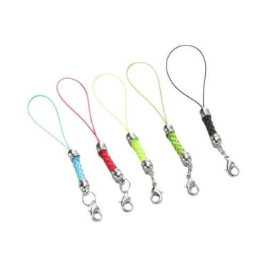 Imagem de Corda Para Chaveiro DIY Com Fecho Lagosta, Argolas De Ligação, Cordão 