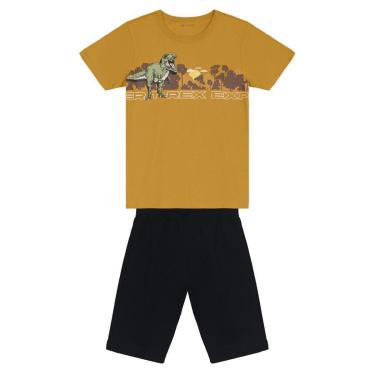Imagem de Conjunto infantil menino de dinossauro Brandili-Masculino