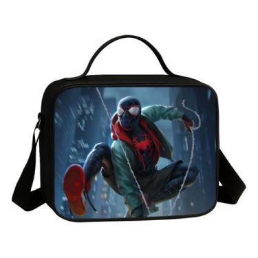 Imagem de Lancheira Termica Escolar Estampa Heroi Menino Aranha Spider Lançament