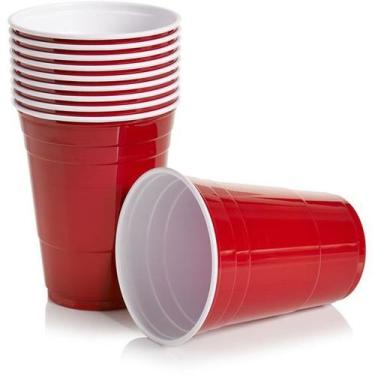 Imagem de Copo Americano Festa Fraternidade Beerpong 400ml 25 unidades - Trik Tr