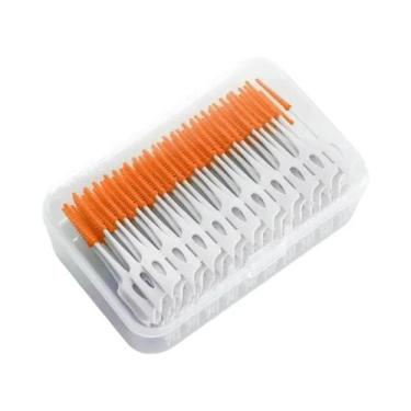 Imagem de Escova Interdentária De Silicone Super Macia 200 Unidades, Limpador De
