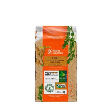 Imagem de Arroz Cateto Integral Orgânico Raízes do Campo - 1kg
