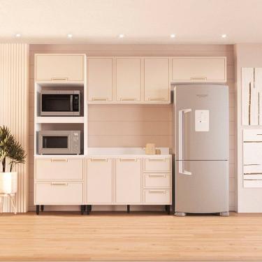 Imagem de Cozinha Modulada 4 Pecas com Tampo Amara Politorno Moveis