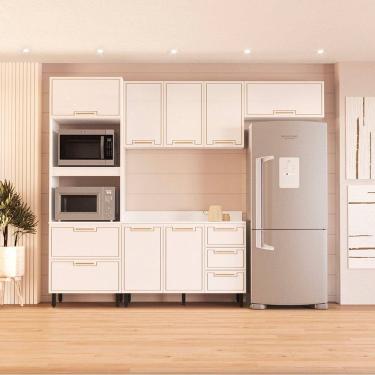 Imagem de Cozinha Modulada 4 Pecas com Tampo Amara Politorno Moveis