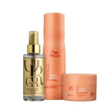 Imagem de Kit Nutri-Enrich e Oil Reflections (3 Produtos) - WELLA PROFESSIONALS
