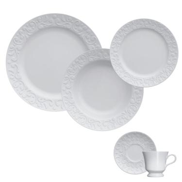 Imagem de Aparelho De Jantar Para Chá 30 Peças Branco Tassel Germer