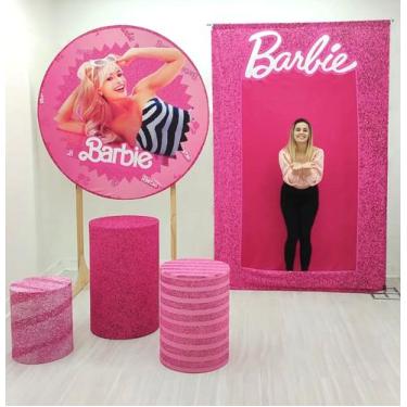 Imagem de Trio Capa Cilindro Vest Fácil Barbie Mod 5 Kit Painel Casado - Fantasi