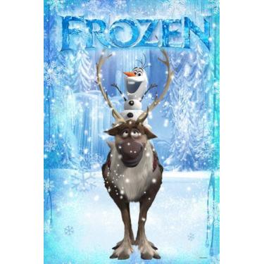 Imagem de Painel Festa Retangular P/ Casado 1,5x2,2 Frozen 4 - Fantasia Brás