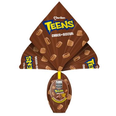 Imagem de Ovo de Páscoa Marilan Chocolate com Biscuit Teens 140g