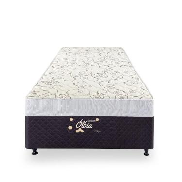 Imagem de Cama Box Solteiro Herval Conjugado Espuma Ólbia D28, 39x88x188 cm