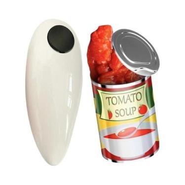 Imagem de Abridor De Latas Elétrico a Bateria Com Borda Lisa, Abridor De Garrafa