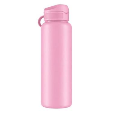 Imagem de Garrafinha de Água Tampa Emborrachada com Alça 1LT Colors Academia Tre