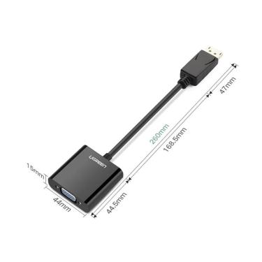 Imagem de Adaptador Ugreen Displayport Para Vga Full Hd 1080p - Dp109