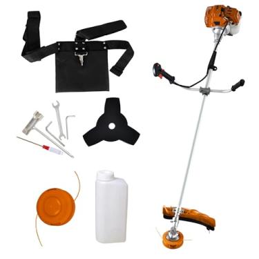 Imagem de Roçadeira À Gasolina c/Lâmina e Carretel 1,7HP 2t 42.7CC SKIM4200 Intech Machine