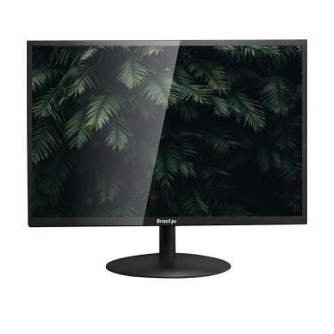 Imagem de Monitor Brazil PC 19", HD, 60Hz, 5ms, VA, HDMI e VGA, Ajuste de Ângulo,- BPC-19WE02-B-Unissex