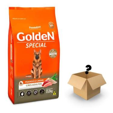 Imagem de Ração Golden Special Cães Adultos Frango E Carne 15kg + Surpresa