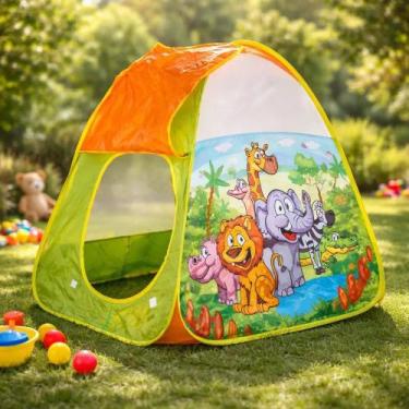 Imagem de Barraca Infantil Dobrável Brinquedo Cabana Portátil - Meying