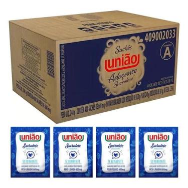 Imagem de Sucralose União Adoçante Diet Sache Individual 600mg - 400un