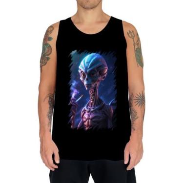 Imagem de Camiseta Regata Alien ET Fumando Alienígena 3 - Kasubeck Store®, INF 1