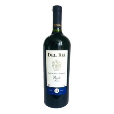 Imagem de Vinho De Mesa Tinto Suave 100% Bordo Del Rei 1 Lt Nacional
