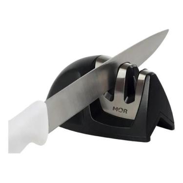 Imagem de Afiador E Amolador De Facas Polidor Aço Inox Mor Ref.3901 - Congratula
