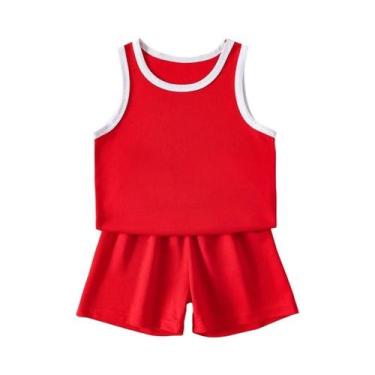 Imagem de Conjunto De Roupas Esportivas De Secagem Rápida Para Crianças No Verão