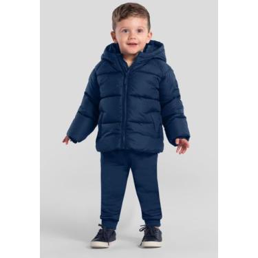 Imagem de Jaqueta puffer infantil menino Mundi, Azul, 16