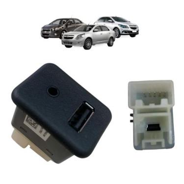 Imagem de Conector Usb Auxiliar GM Onix Cobalt Sonic 5 pinos