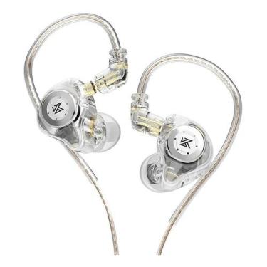 Imagem de Fone De Ouvido Kz Edx Pro Sem Microfone Intra Auricular, Transparente