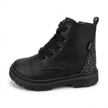 Imagem de Bota Coturno Klin Infantil Tratorada REF:365.0120000, Preto, 26