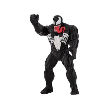Imagem de Boneco Venom Marvel Olympus 25cm Articulado 4+ F0995 Hasbro, Branco, P