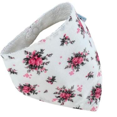 Imagem de Babador Bandana Slim - Flores ao Vento - 1 peça - Crivale