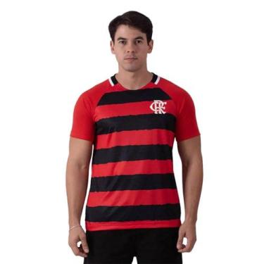 Imagem de Camisa Flamengo Manto Braziline Masculina, M, Vermelho
