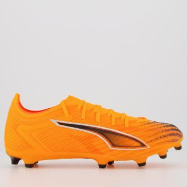 Imagem de Chuteira Puma Ultra 6 Match Campo Laranja, 39