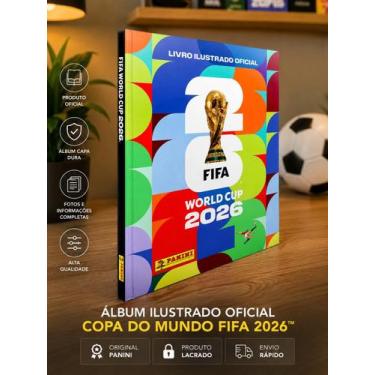 Imagem de Álbum De Figurinhas Colecionáveis Copa Do Mundo Capa Dura Fifa 2026